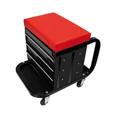Imagen de CG Car Professional 580526 Asiento con cajones para Taller (con Ruedas)