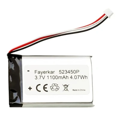 Imagen de Fayerkar Batería de repuesto 3,7 V 1100 mAh 523450P para Corsair Void Elite RGB, Virtuoso Pro, Pro RGB SE H2100 Wireless Game Headset