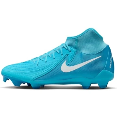 Imagen de Nike Performance Phantom LUNA II Academy FG/MG Botas de fútbol con tacos, Talla: 45.5, Blue fury white Zapatos