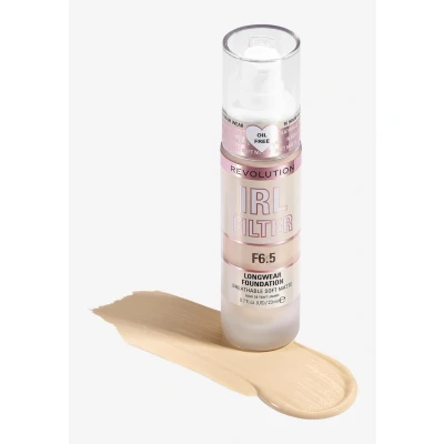 Imagen de Makeup Revolution, IRL Filter Longwear Foundation, Medium to Full Coverage, F6.5, 23ml