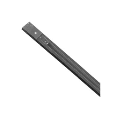 Imagen de T.E Foco carril bifasico aluminio color negro 100mm de largo