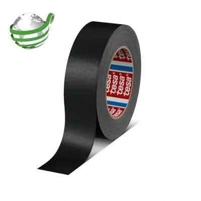 Imagen de tesa band 4651 Cinta textil prémium de alto rendimiento, varios anchos y colores (19 mm x 50 m, color negro)
