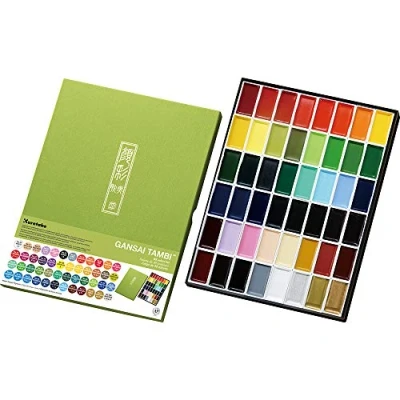 Imagen de Kuretake Gansai Tambi 48 Color Set Assorted Colors