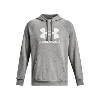 Imagen de Under Armour UA Rival Fleece Logo HD Sudadera, Castlerock Light Heather, S Hombre