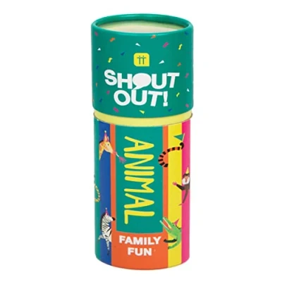 Imagen de Talking Tables Dipstick Gritar Trivia de Animales Juego para niños 160 Preguntas Prueba Mayores 5 años, Noche Juegos Familiares, Viajes, Regalo