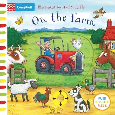 Imagen de On The Farm: A Push Pull Slide Book