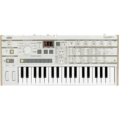 Imagen de Korg microKORG XL+ Sintetizador/Vocodificador de 37 teclas con PCM expandido, blanco