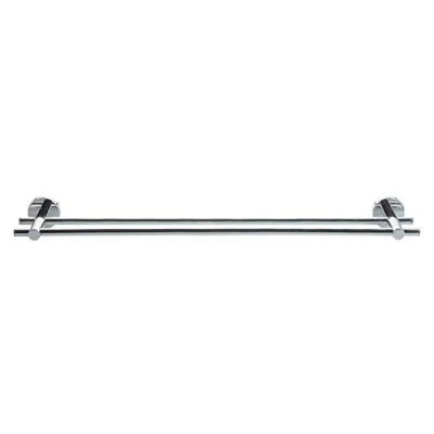 Imagen de tesa Percha para Toallas Smooz, Toallero Doble Montar en Pared sin Taladrar, Hecho Metal Cromado Inoxidable, Resistente al Agua, Incluye Solución Adhesiva de Montaje