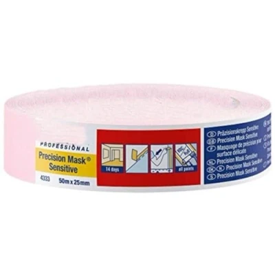 Imagen de Monkey Ladder Cinta de carrocero para superficies delicadas, Rosa suav, (50 m x 25 mm, interiores)
