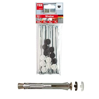 Imagen de TOX Taco para marcos metálico Window 10 x 132 mm, 6 piezas, 027601151