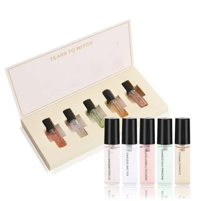 Imagen de 1Set (5 Pieza) Perfume Feromonas Mujer, Mujer para Atraer Hombres, Pheromone Perfume, Venom Perfume,Perfume Portátil y Fácil de Usar