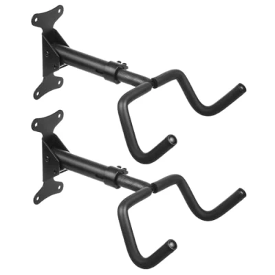 Imagen de Maclean MC 431 Soporte de Pared para Bicicletas Portabicicletas Horizontal Ajustable Ganchos Acero Carga máx. 30 kg (2)