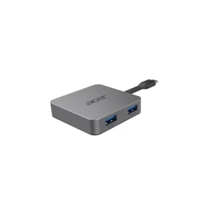 Imagen de Acer Adaptador Portátil Hub Type C 4 en 1 Plata
