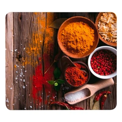 Imagen de WENKO Tapa de Cocina Especias Grande, para Placas vitrocerámicas, Vidrio Templado, 56 x 50 cm, Multicolor