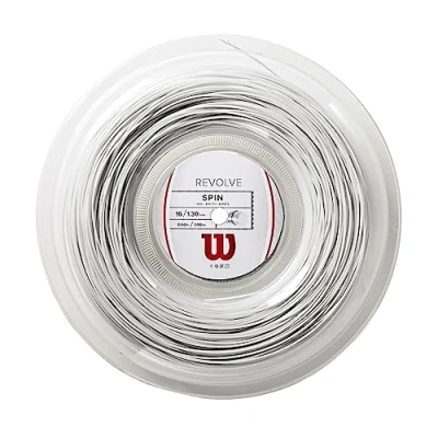 Imagen de Wilson Revolve, Cordaje Para Raquetas Unisex Adulto, Bianco (White), 200 M