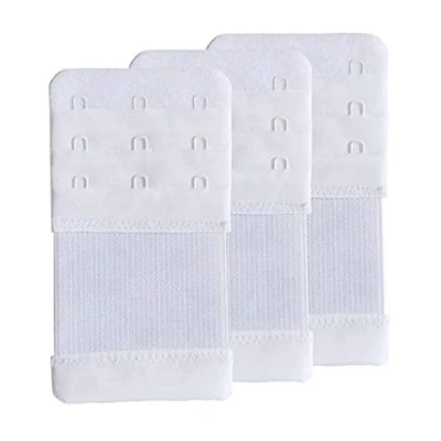 Imagen de SAMGU Extensores de sujetador 3 ganchos Extensión Elástico Bra Extender