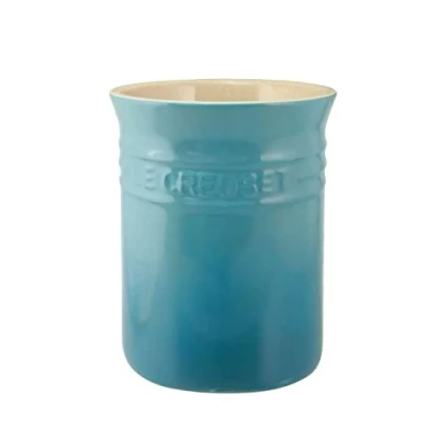 Imagen de Le Creuset Bote para espátulas de cerámica gres, 1, 1 L, Caribe, 71501111700001