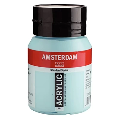 Imagen de Amsterdam Standard Series Colores Acrílicos Bote 500 ml Azul Celeste Claro 551 (17725512)