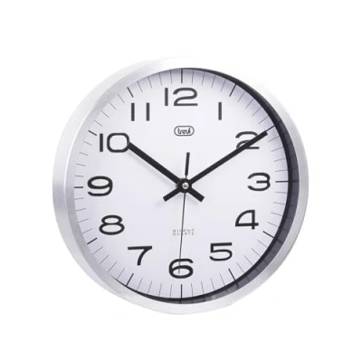 Imagen de Trevi OM 3516 S Reloj de Pared Metal con diámetro 25 cm y Movimiento silencioso Barrido