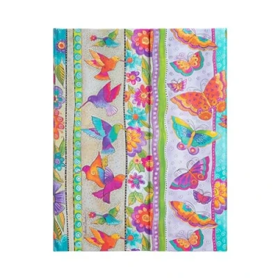 Imagen de Hummingbirds &amp; Flutterbyes Ultra Lined Hardcover Journal (Wrap Closure) (Playful Creations)