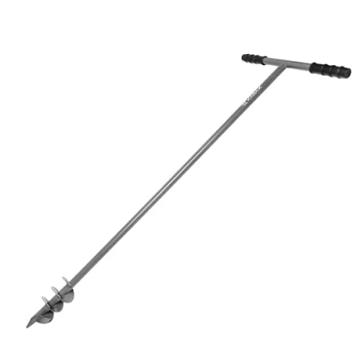 Imagen de KADAX broca de perforación para plantar árboles, mano en forma T jardinería, jardín postes vallas, con mango (80 mm diámetro)