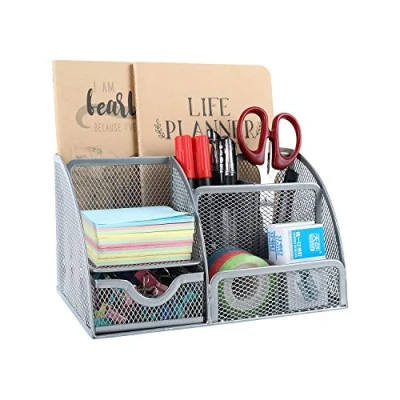 Imagen de Geniric D2HS Metal Storage Box Silver, Acrylic