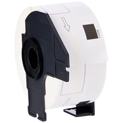 Imagen de 1 Go Inks Rodarde etiquetas compatible para reemplazar Brother DK 11208 (Etiquetas: 400, Tamaño: 38 x 90 mm)