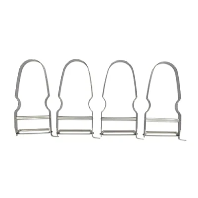 Imagen de FM Professional 21729 peladores para verduras, juego de 4 afeitadoras ahorro acero inoxidable, plateado, 11,5 x 6 cm