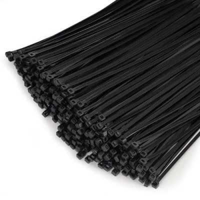 Imagen de Hosuni 1000 Piezas Bridas Plastico, para Cables Profesionales 300 x 3.6 mm, Negras, 18kg de Resistencia a la tracción, Resistentes los Rayos UV Interiores y Exteriores