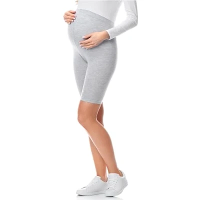 Imagen de Be Mammy BE20 230 Leggings de premamá largos algodón gris XL