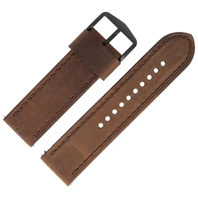 Imagen de Fossil Correa de Reloj Pulsera 24 Mm Cuero Marrón Jr 1487 Lb jr1487