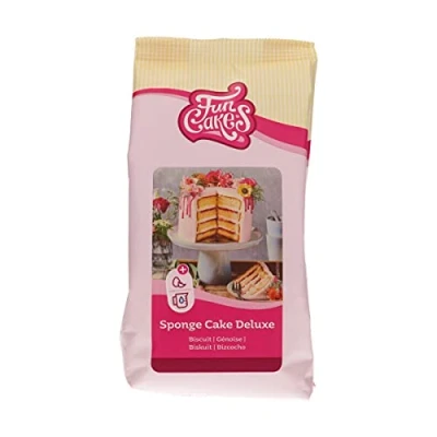 Imagen de FunCakes Preparado para Bizcocho Deluxe: Fácil de Usar, Maravillosamente Ligero, Perfecto Decoración Pasteles, Calidad Pastelería, Base Halal. 500 G. g
