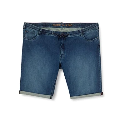 Imagen de JP 1880 Bermuda Flexnamic, Bermudas para Hombre, Azul (Dark Blue Denim), 60