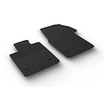 Imagen de Gledring 0890 Juego de alfombrillas suelo Caucho 2 negro 750mm 550mm