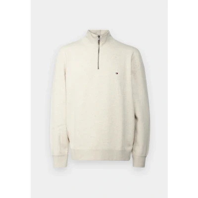 Imagen de Tommy Hilfiger Essential ZIP Sudadera, Hombre, Talla: XS, Oatmilk