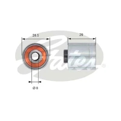 Imagen de GATES T42148 Polea inversión/guía, correa distribución Tru Power SEAT: Leon II Hatchback, Exeo ST, Altea, VOLKSWAGEN: Eos, Touran I