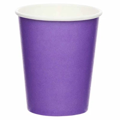 Imagen de amscan 9915403 213 66 Vasos de papel reciclables ecológicos para fiestas, paquete 8