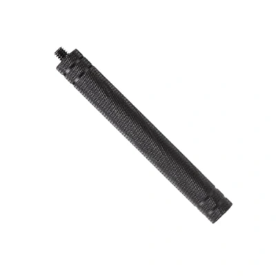 Imagen de Varilla de extensión aleación aluminio para conectores 1/4 12 cm, postes trípode, soporte camara, tornillo estándar pulgadas