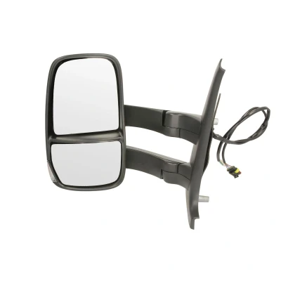 Imagen de espejo retrovisor Alkar 9229249 izquierda eléctrico calefactable, con sensor de temperatura, gran angular, brazo largo espejo, convexo p