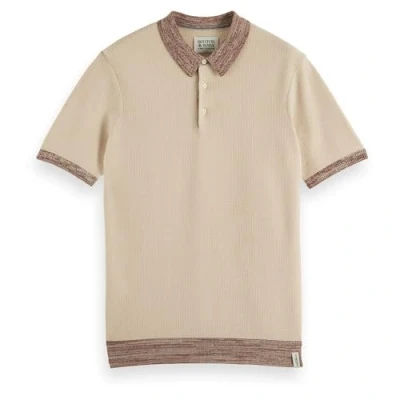 Imagen de Polo de punto con estructura Scotch &amp; Soda para hombre