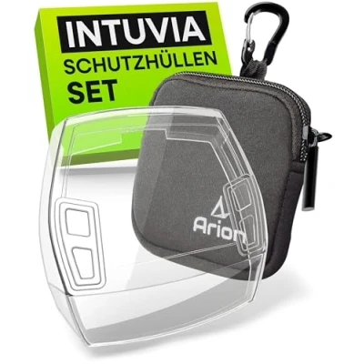 Imagen de ARION Compatible con Bosch Intuvia Protector de Pantalla Set 2 Accesorios ebike I Cubierta Protectora Ordenador Bicicleta para e Bike Fabricada en Neopreno + TPU