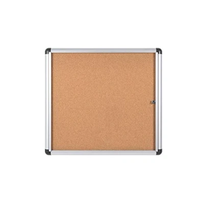 Imagen de Bi Office Enclore Extra Vitrina de Interior Corcho con Puerta Acrílico y Cerradura, 748 x 686 mm 6x A4