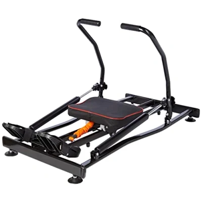 Imagen de FFitness Rowing Machine Máquina de Remo Profesional para Entrenamiento en casa Resistencia hidráulica Fitness Cardio Total Body Trainer Crunch FLMD412N