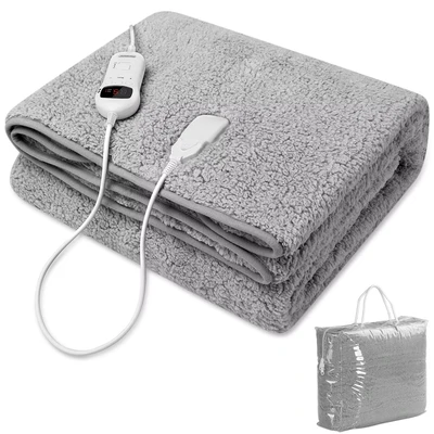 Imagen de Monzana Manta Eléctrica de Polar Suave 180x130cm 120W 10 Niveles Calor Calientacamas Térmica