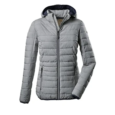 Imagen de G.I.G.A. DX Women&#039;s Chaqueta informal y funcional con estilo plumífero capucha cremallera Uyaka Stripe, dark navy, 40, 34313 000