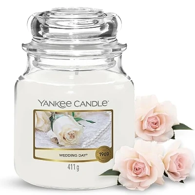 Imagen de Yankee Candle Medium Jar Candles, Wedding Day, Mediano