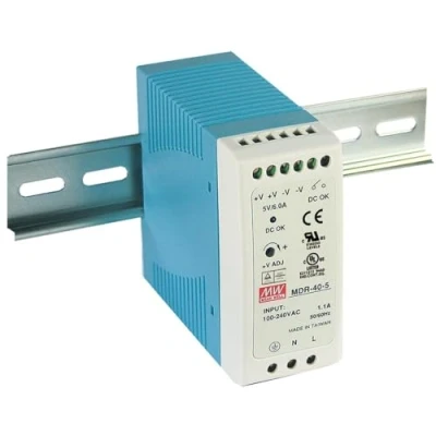 Imagen de Din Rail Fuente de alimentación 40W 12V 3,33A ; MeanWell, MDR 40 12