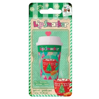 Imagen de Lip Smacker Holiday Frappe Cup Balm Bálsamo Labial para Niños y Niñas con Diseño Especial, Hidratante Fácil de Aplicar, Infusión Aceite Semillas Ricino, Hot Chocolate