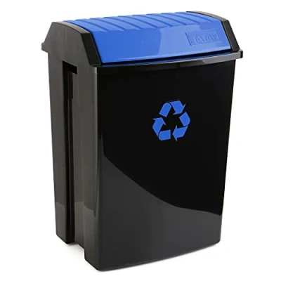 Imagen de Tatay 1102300 Contenedor Reciclaje, Azul, 40.5 X 33.5 57.5 Cm