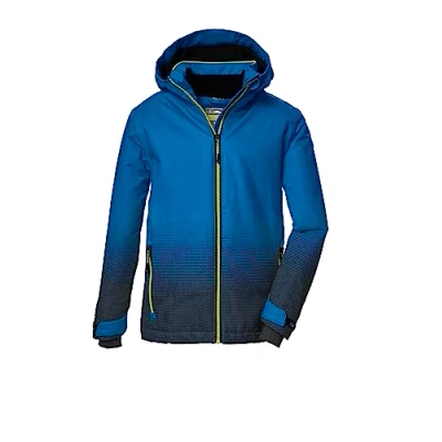 Imagen de killtec Niño Chaqueta de esquí impermeable/funcional con capucha y paranieves. KSW 177 BYS SKI JCKT, blue, 152, 39899 000
